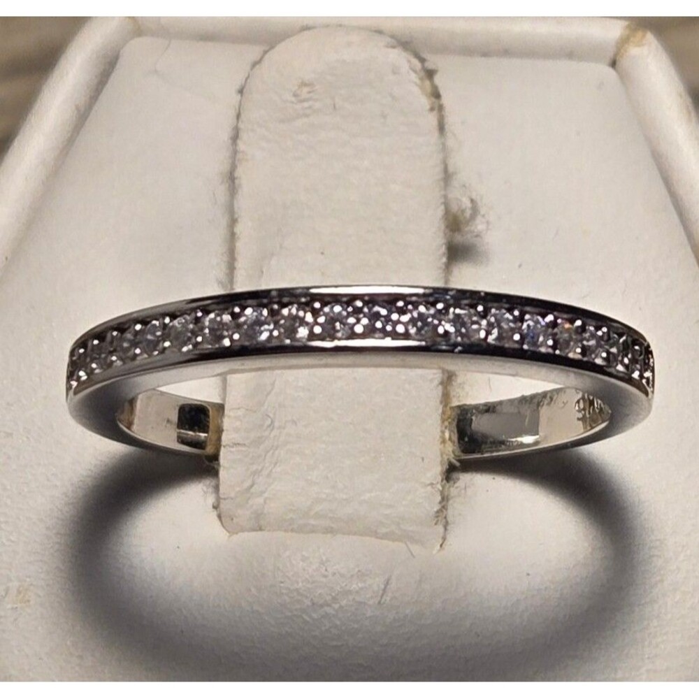Stacker vintage sterling silver ring sz 8